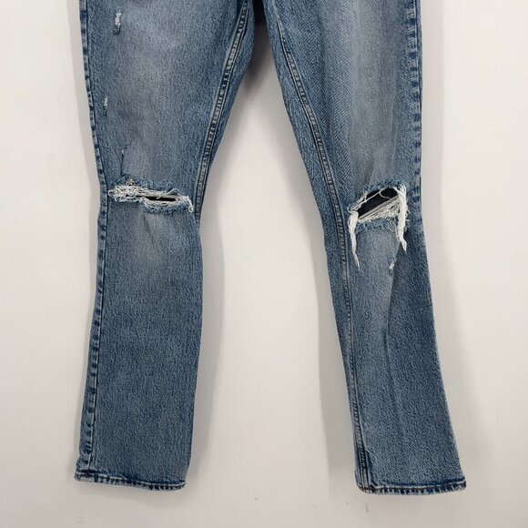 Abercrombie & Fitch The 90’s Skinny High Rise Distressed Jeans Women’s Size 29 - Picture 3 of 10